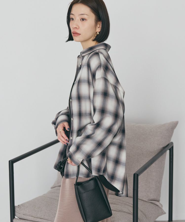 AMERICAN HOLIC「【イージーケア】チェックバックタックシャツ」|シャツ・ブラウス|