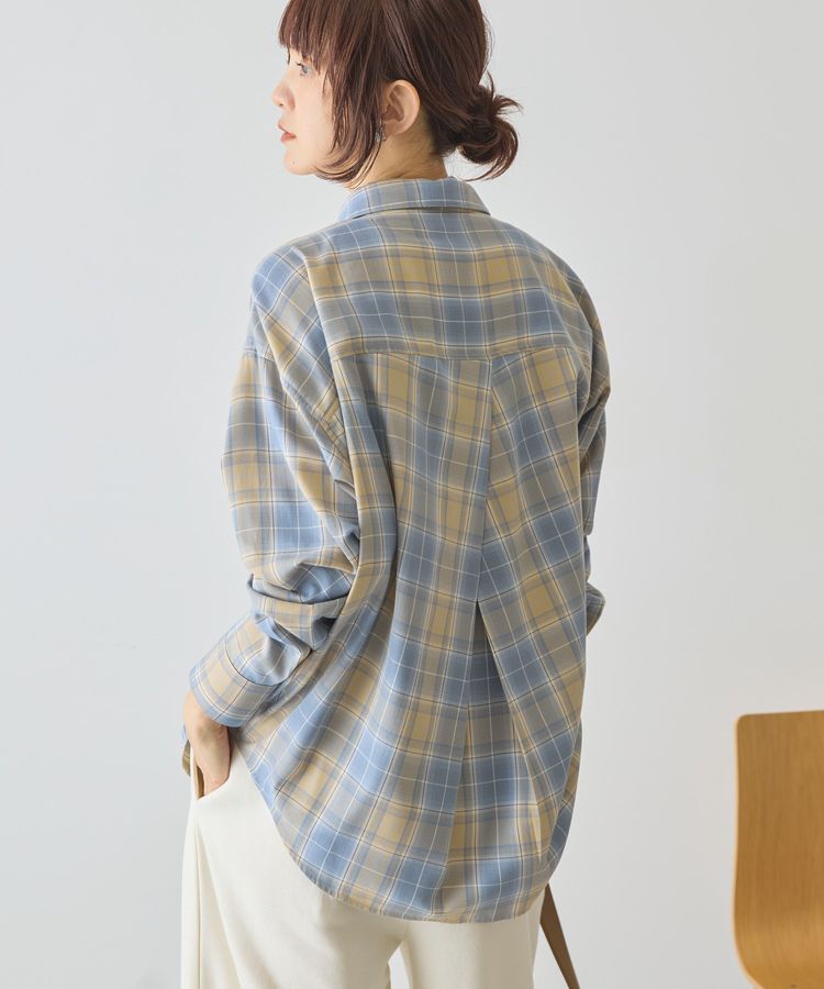 AMERICAN HOLIC「【イージーケア】チェックバックタックシャツ」|シャツ・ブラウス|