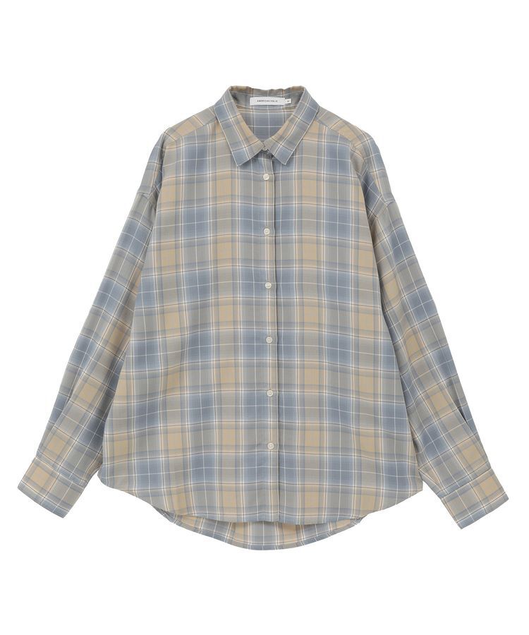 AMERICAN HOLIC「【イージーケア】チェックバックタックシャツ」|シャツ・ブラウス|