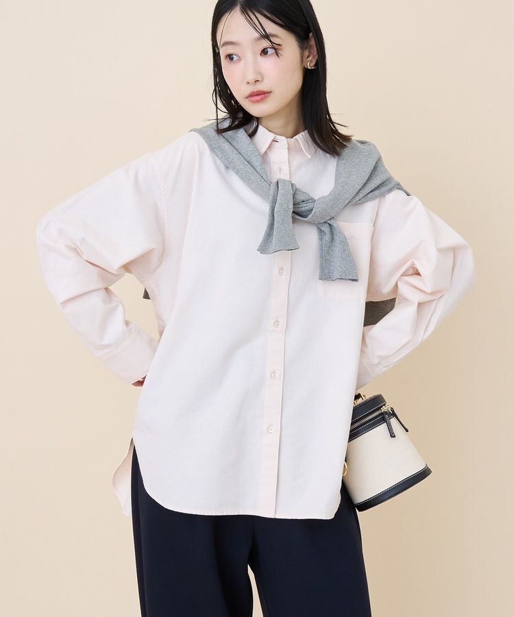 AMERICAN HOLIC「【UVカット】オックスベーシックシャツ」|シャツ・ブラウス|Orange