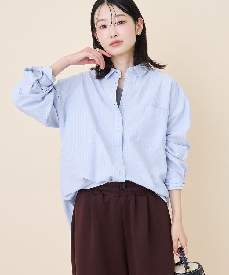 AMERICAN HOLIC「【UVカット】オックスベーシックシャツ」|シャツ・ブラウス|