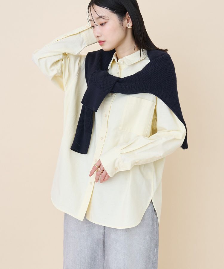 AMERICAN HOLIC「【UVカット】オックスベーシックシャツ」|シャツ・ブラウス|