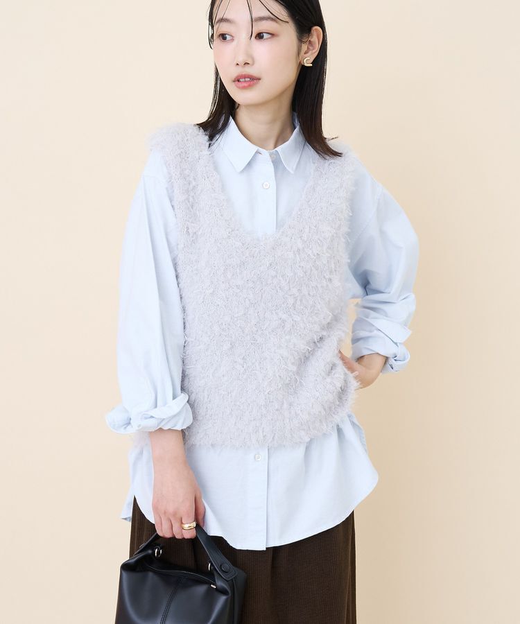 AMERICAN HOLIC「【UVカット】オックスベーシックシャツ」|シャツ・ブラウス|