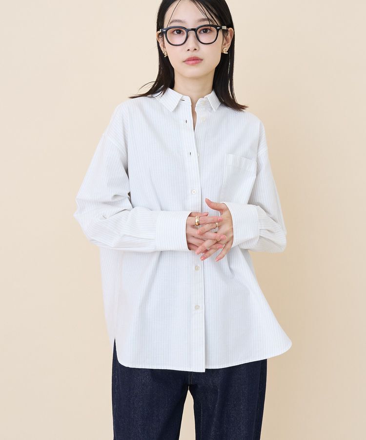 AMERICAN HOLIC「【UVカット】オックスベーシックシャツ」|シャツ・ブラウス|