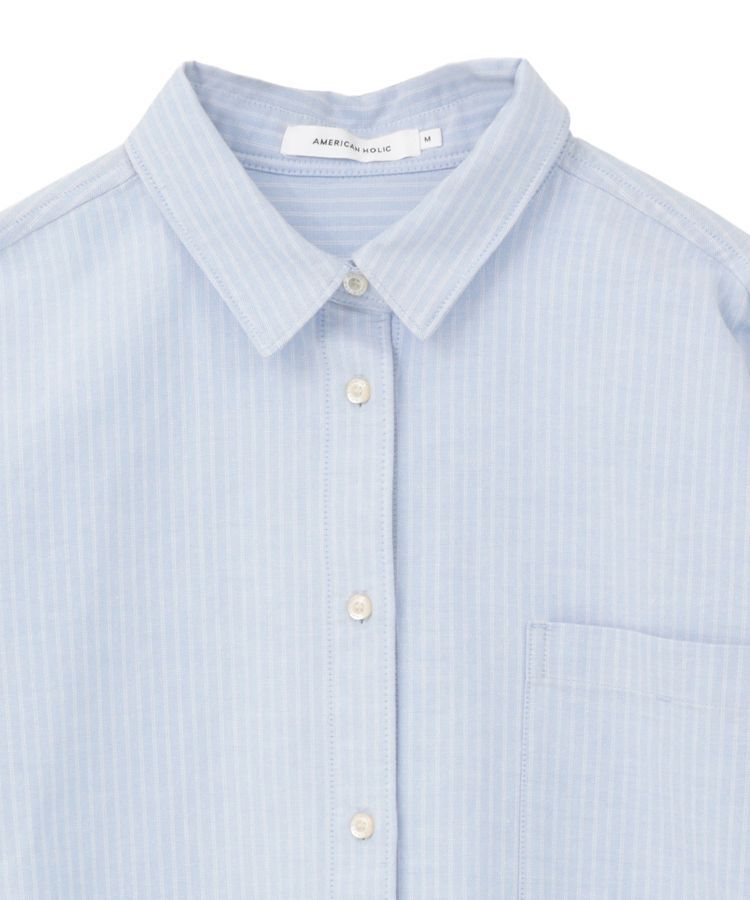 AMERICAN HOLIC「【UVカット】オックスベーシックシャツ」|シャツ・ブラウス|