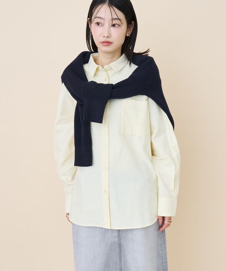 AMERICAN HOLIC「【UVカット】オックスベーシックシャツ」|シャツ・ブラウス|