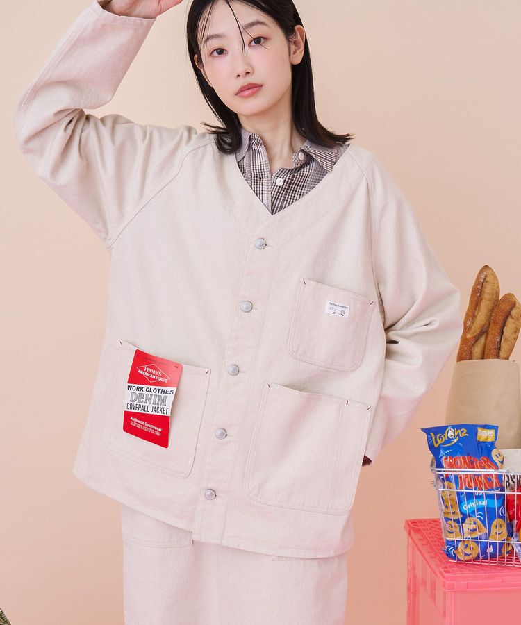 AMERICAN HOLIC「【PENNEY'S】デニムカバーオール」|テーラードジャケット|