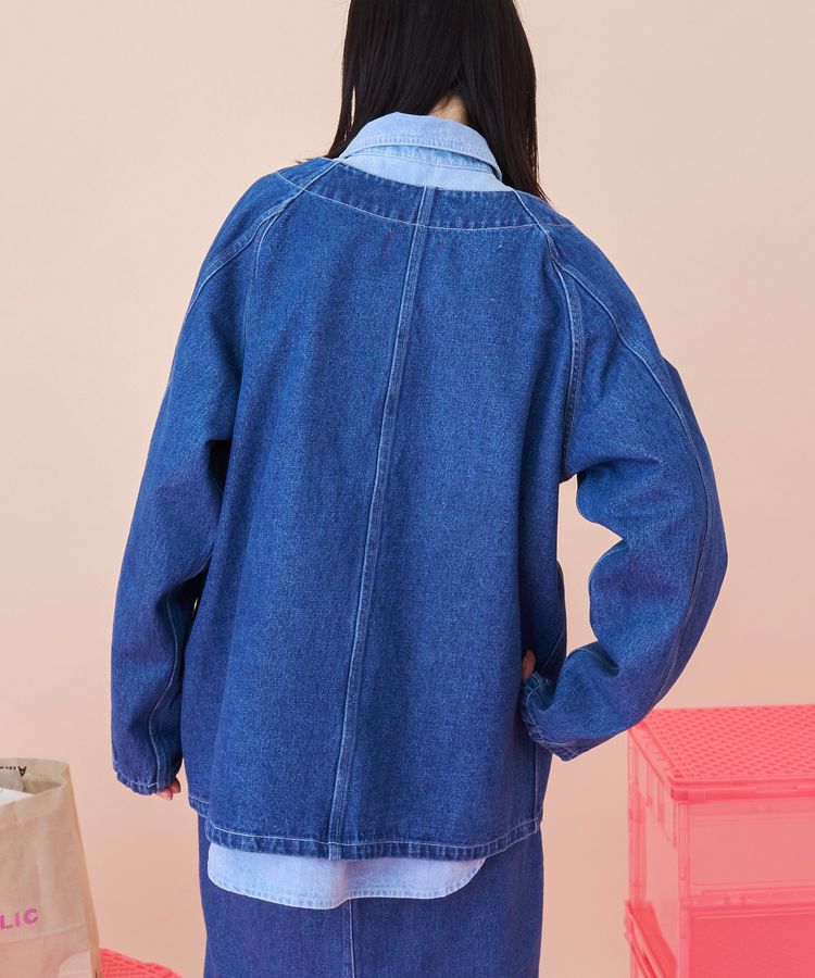 AMERICAN HOLIC「【PENNEY'S】デニムカバーオール」|テーラードジャケット|