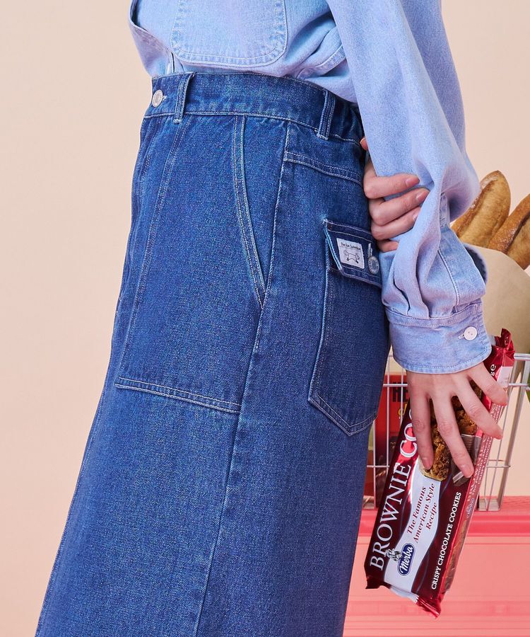 AMERICAN HOLIC「【PENNEY'S】デニムワークスカート」|タイト|