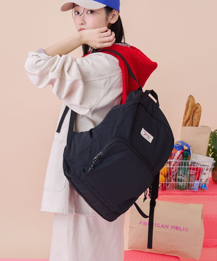 AMERICAN HOLIC「【PENNEY'S】パッカブルリュックサック」|リュック|Black