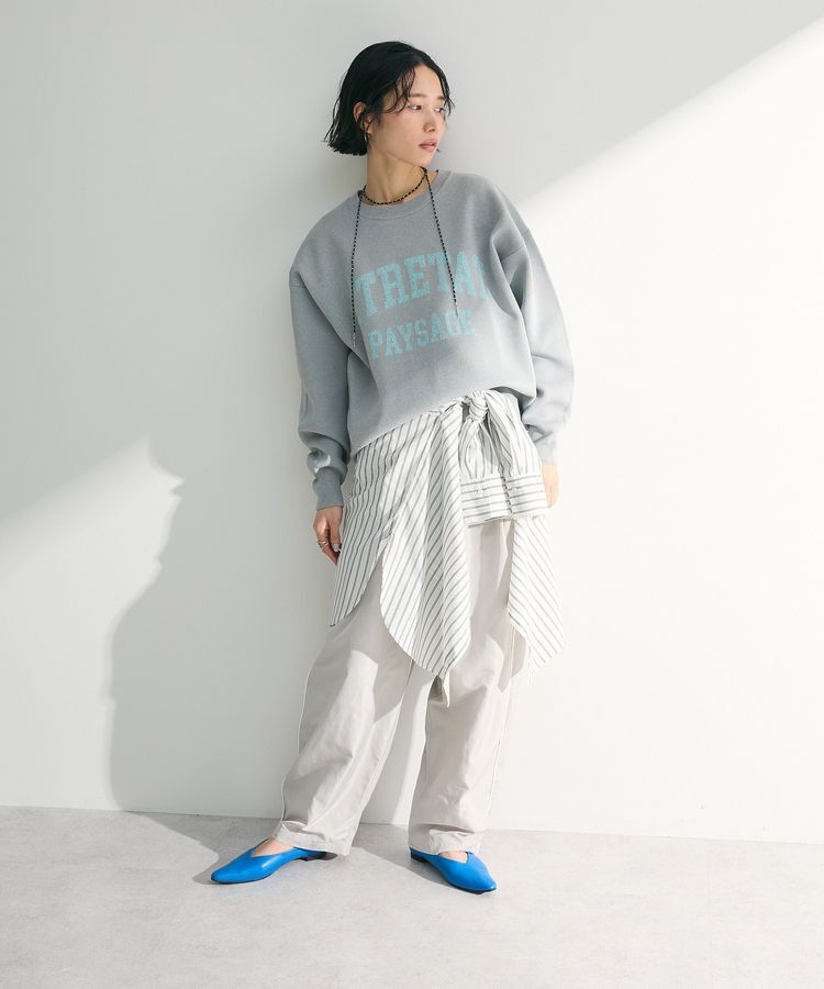 Green Parks「ロゴラメニットプルオーバー」|ニット・セーター|