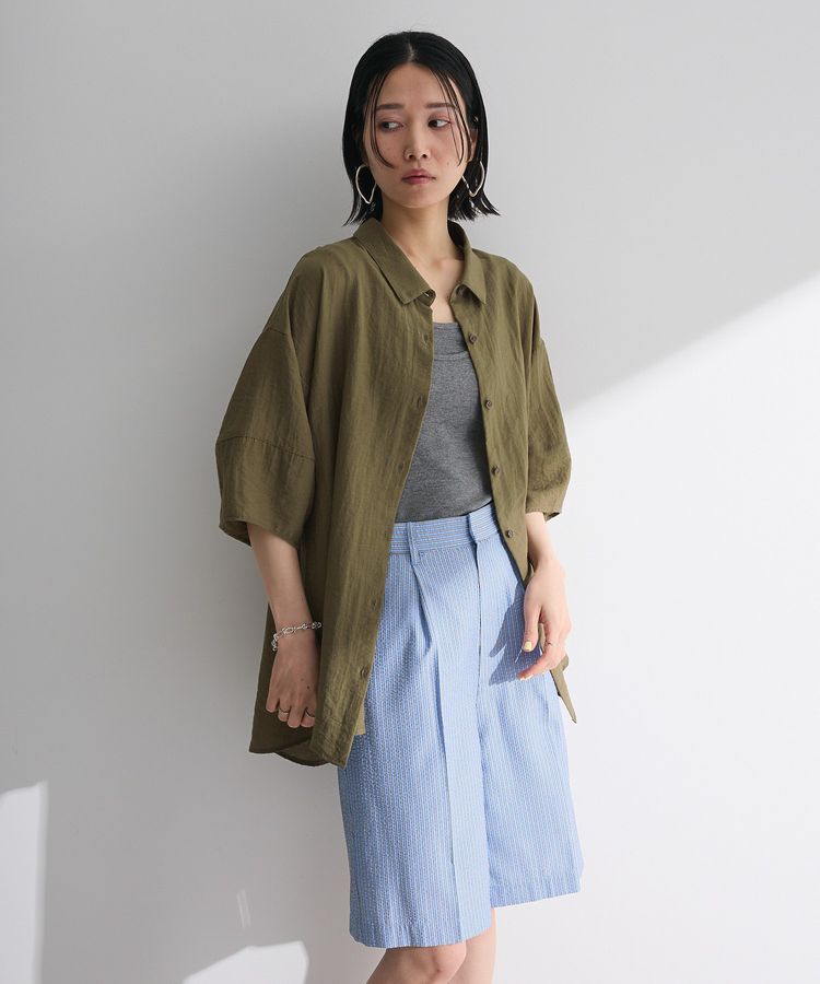 Green Parks「・ELENCARE DUEシアーボリュームスリーブシャツ」|シャツ・ブラウス|