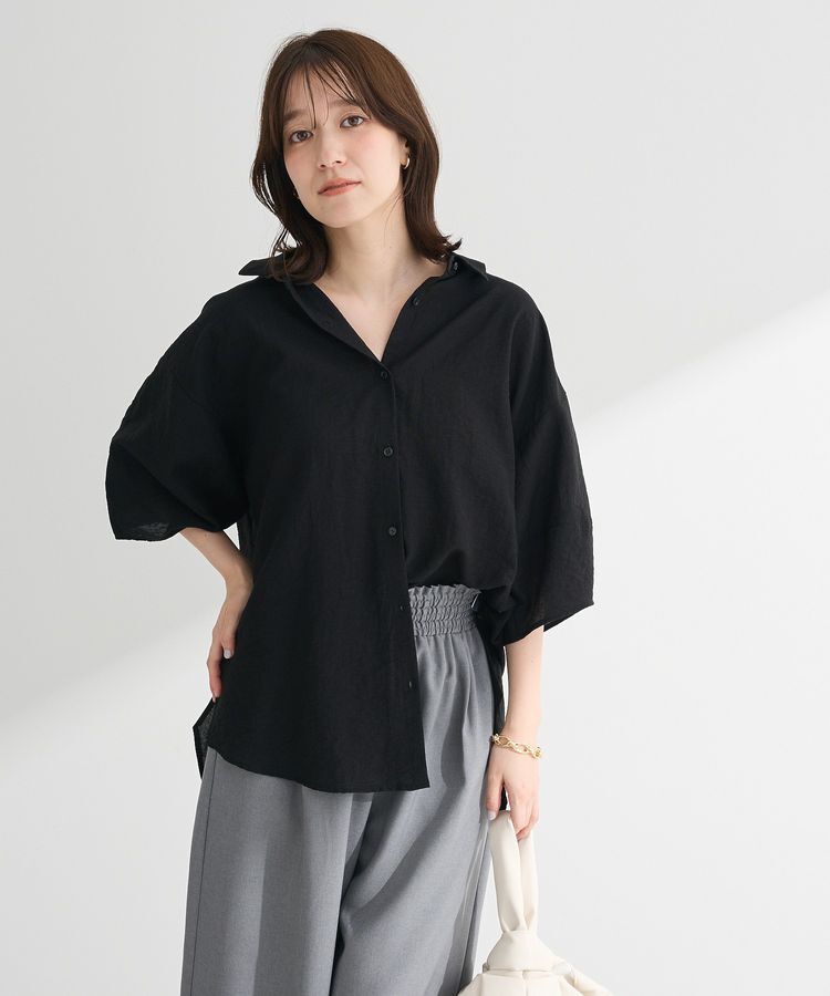 Green Parks「・ELENCARE DUEシアーボリュームスリーブシャツ」|シャツ・ブラウス|