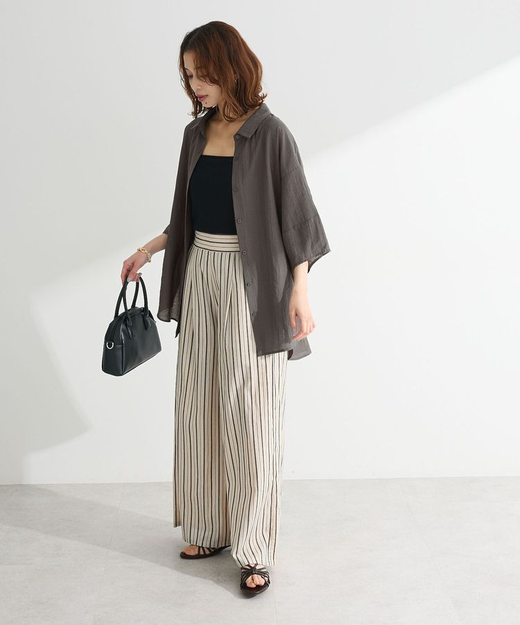 Green Parks「・ELENCARE DUEシアーボリュームスリーブシャツ」|シャツ・ブラウス|