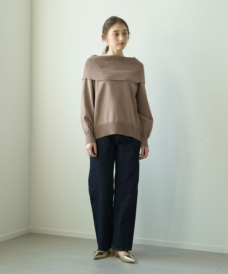 YECCA VECCA「【CLASSY.掲載】ルーズストレートデニムパンツ」|デニム|