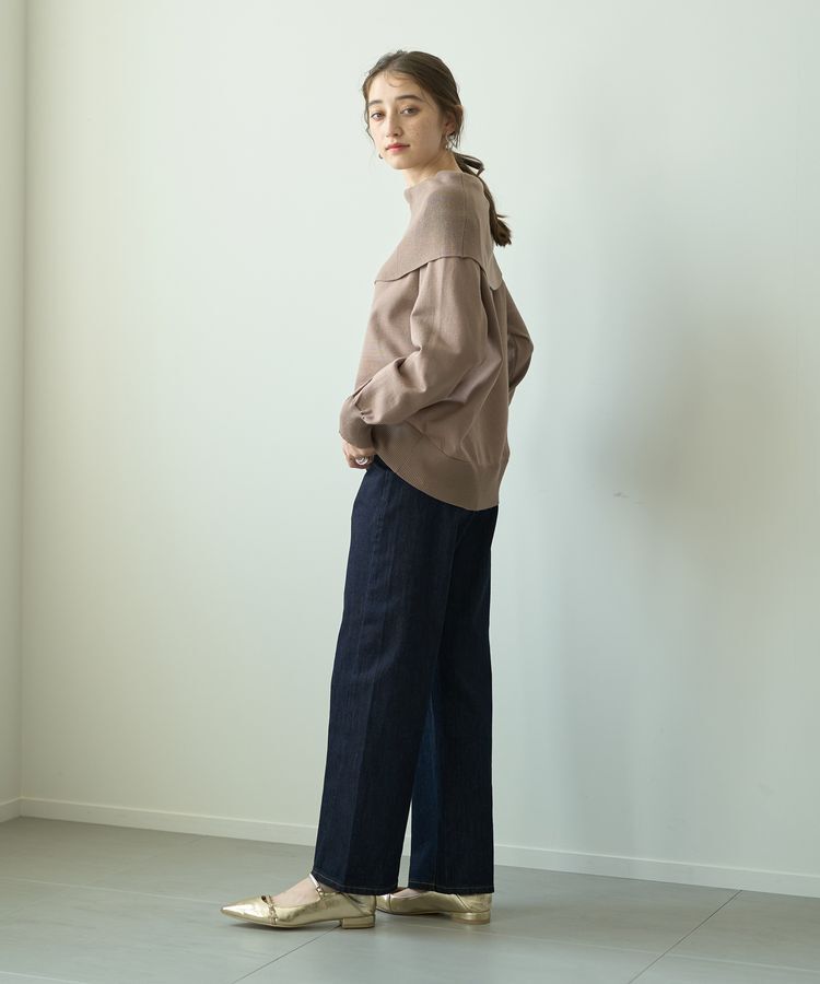 YECCA VECCA「【CLASSY.掲載】ルーズストレートデニムパンツ」|デニム|