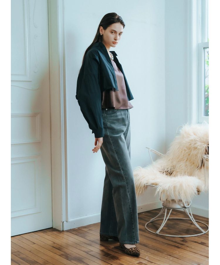 YECCA VECCA「【CLASSY.掲載】ルーズストレートデニムパンツ」|デニム|