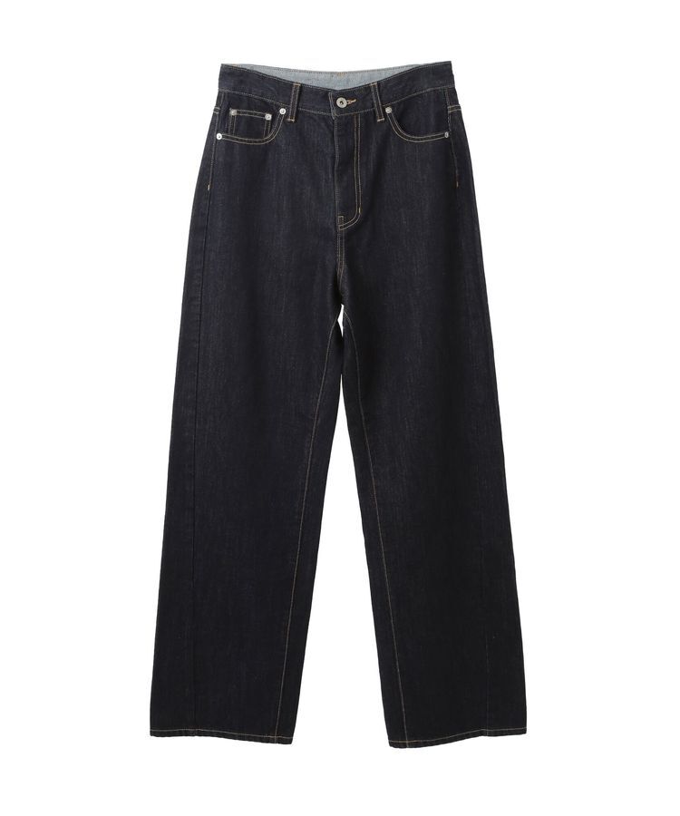 YECCA VECCA「【CLASSY.掲載】ルーズストレートデニムパンツ」|デニム|