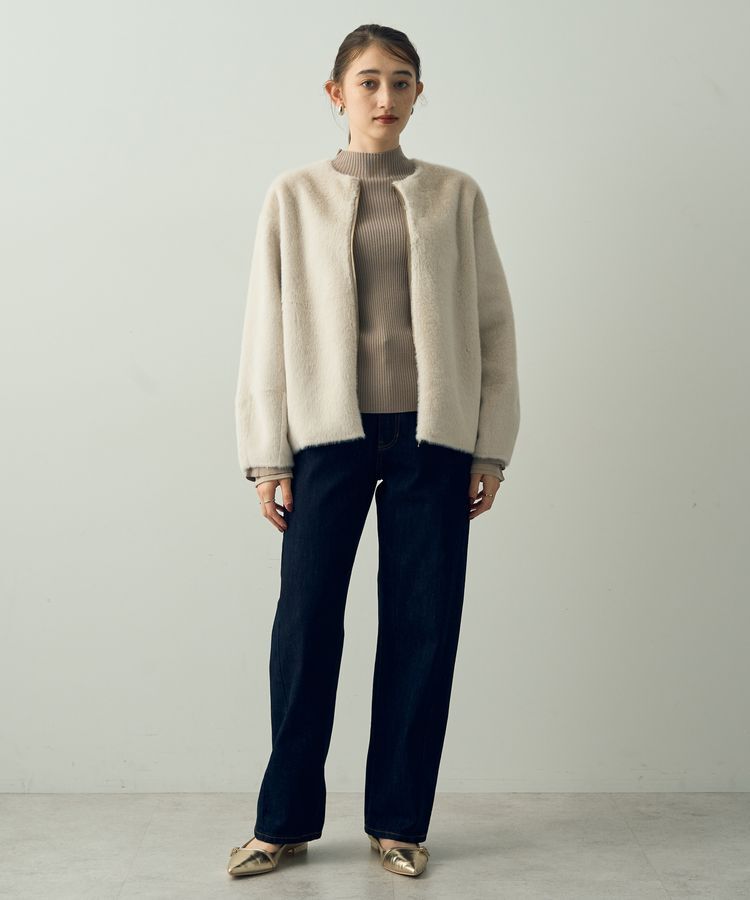 YECCA VECCA「【CLASSY.掲載】ルーズストレートデニムパンツ」|デニム|