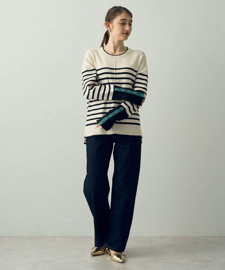 YECCA VECCA「【CLASSY.掲載】ルーズストレートデニムパンツ」|デニム|