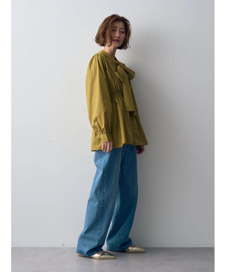 YECCA VECCA「【CLASSY.掲載】ルーズストレートデニムパンツ」|デニム|