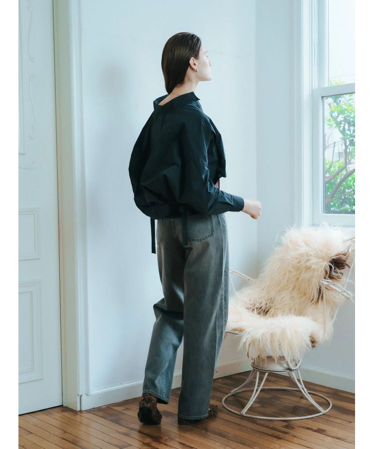 YECCA VECCA「【CLASSY.掲載】ルーズストレートデニムパンツ」|デニム|