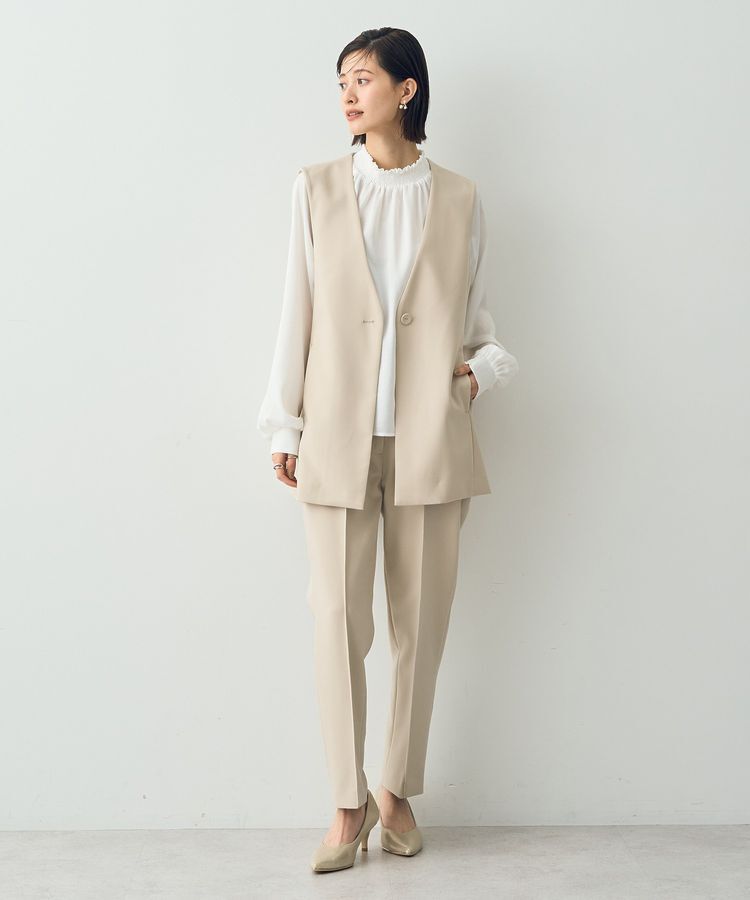 YECCA VECCA「ノーカラージレ」|ベスト・ジレ|