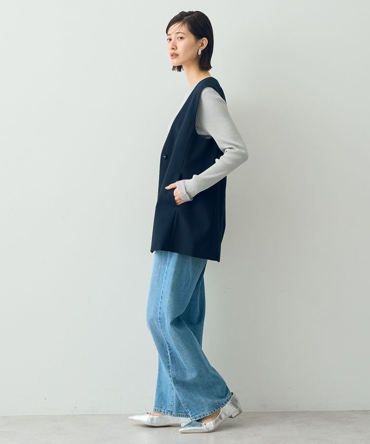 YECCA VECCA「ノーカラージレ」|ベスト・ジレ|