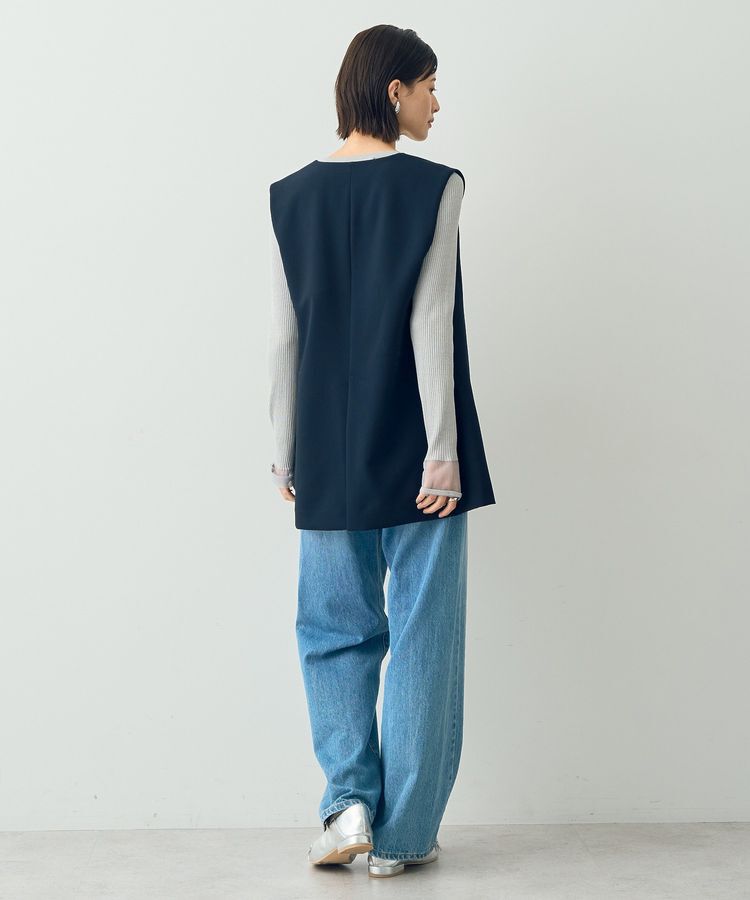 YECCA VECCA「ノーカラージレ」|ベスト・ジレ|