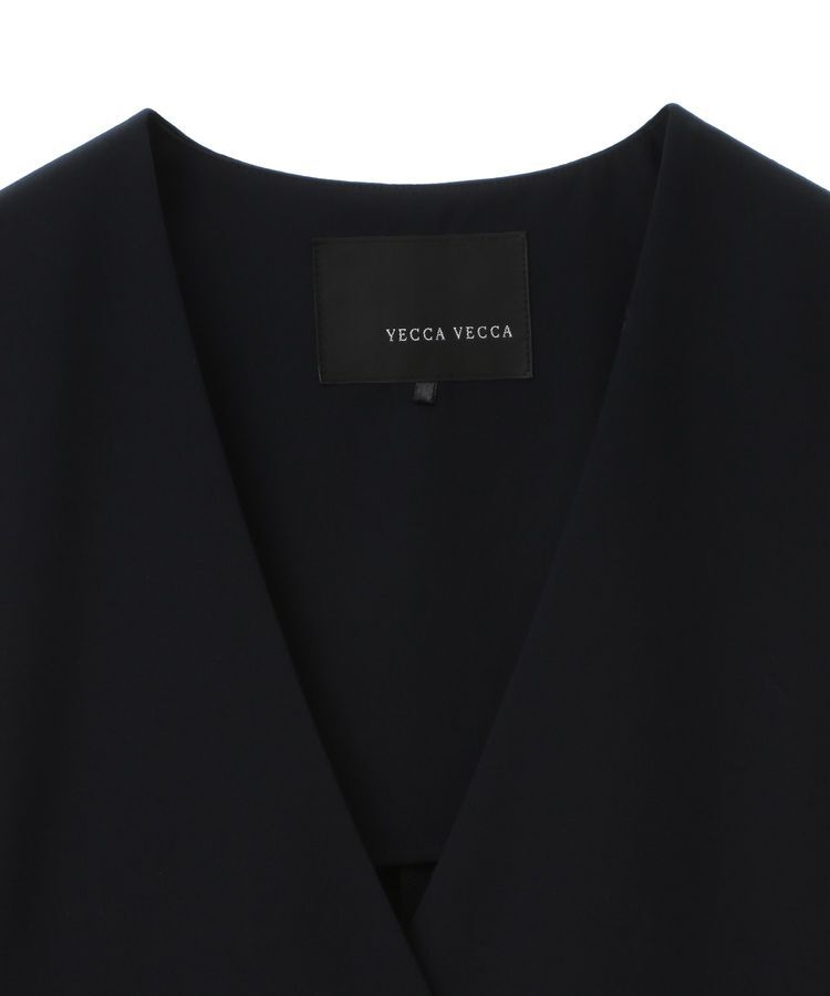 YECCA VECCA「ノーカラージレ」|ベスト・ジレ|