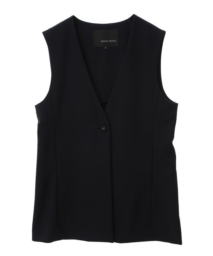 YECCA VECCA「ノーカラージレ」|ベスト・ジレ|