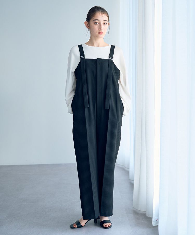 Editt by YECCA VECCA「サロペット」|オールインワン|Black