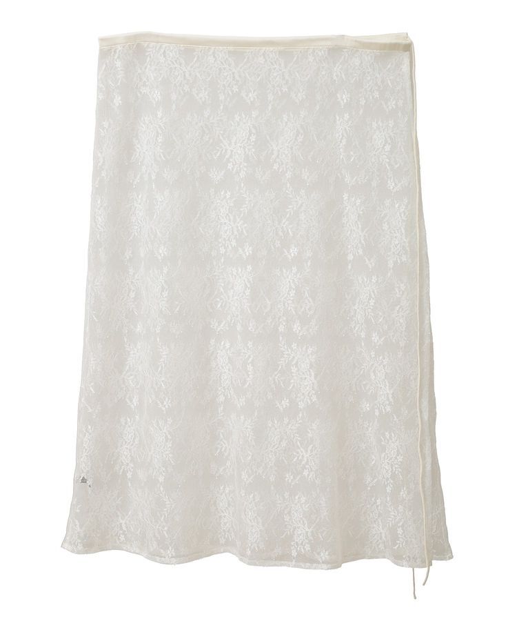 YECCA VECCA「サイドリボンレースレイヤードスカート」|スカート|