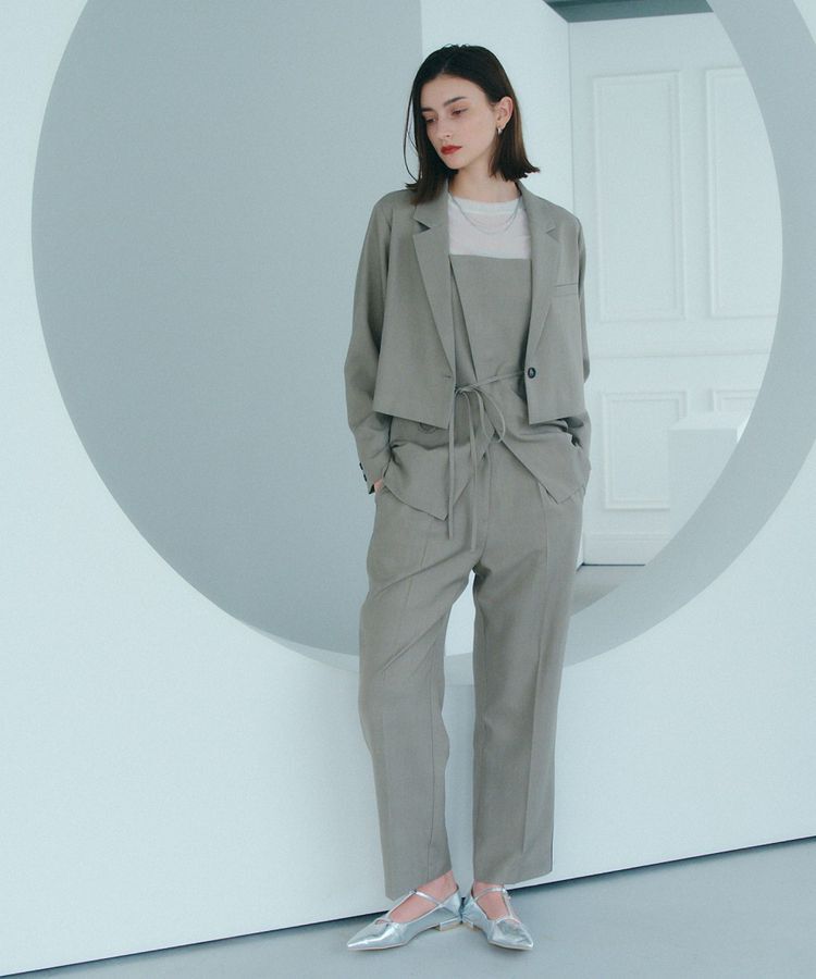 YECCA VECCA「サイドラインストレートパンツ」|その他|