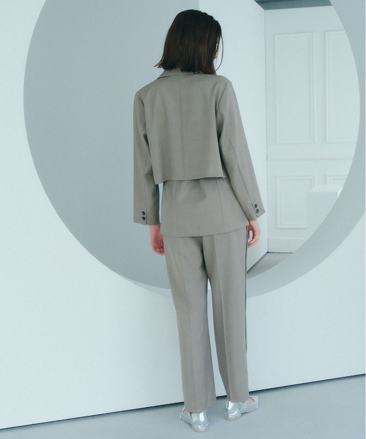 YECCA VECCA「サイドラインストレートパンツ」|その他|