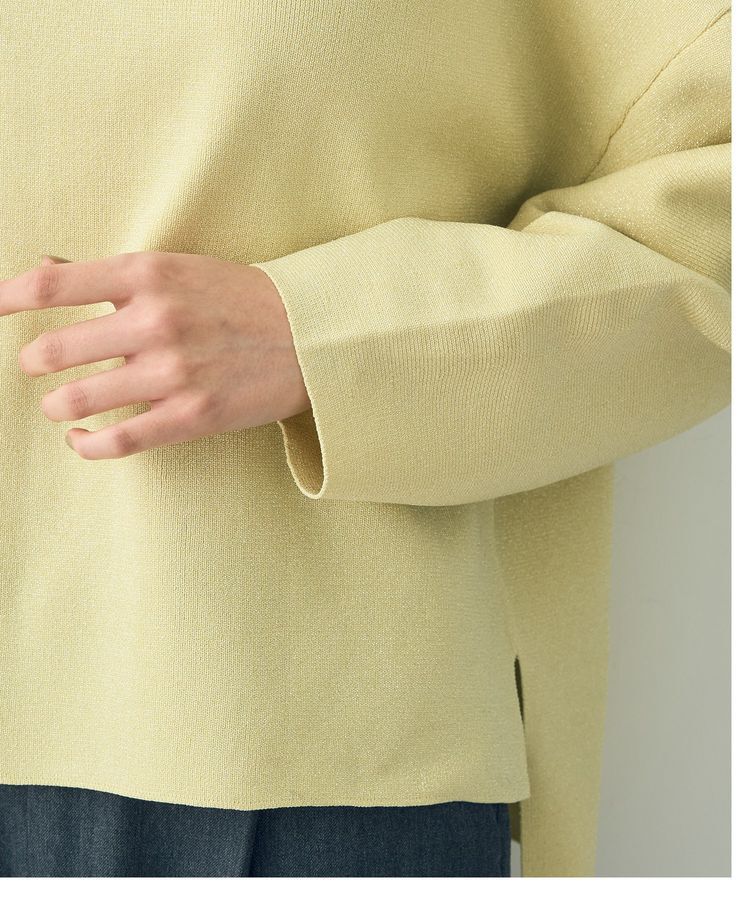 YECCA VECCA「ラメニット」|ニット・セーター|