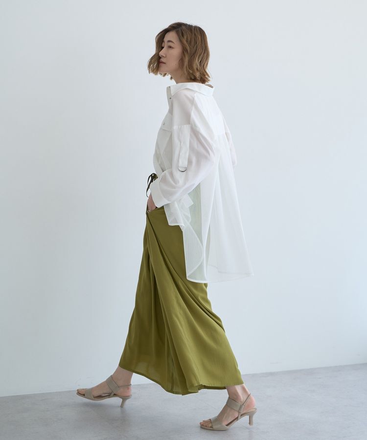 YECCA VECCA「シルキータックワイドパンツ」|その他|