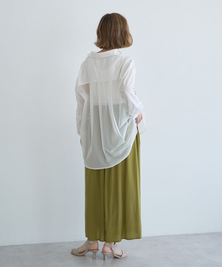 YECCA VECCA「シルキータックワイドパンツ」|その他|