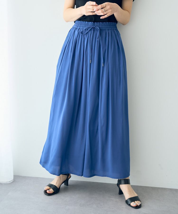 YECCA VECCA「シルキータックワイドパンツ」|その他|