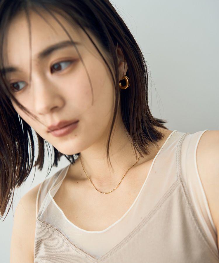 YECCA VECCA「チュールMIXリブインナー」|インナー|