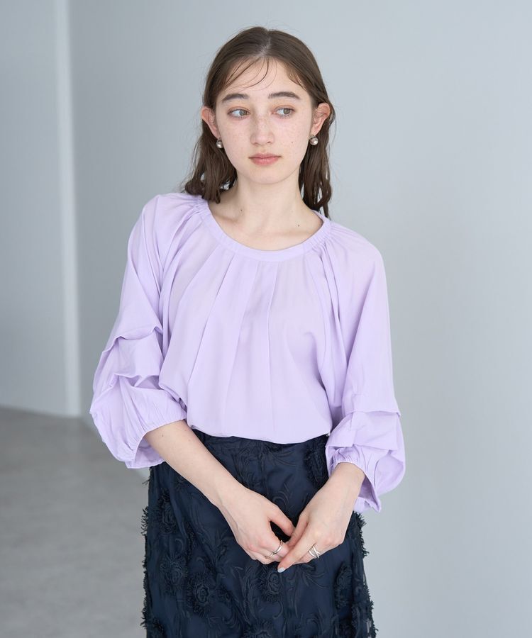 YECCA VECCA「ホイップスリーブブラウス」|シャツ・ブラウス|