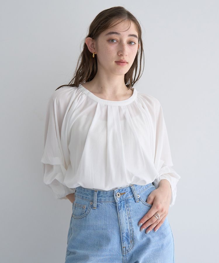 YECCA VECCA「ホイップスリーブブラウス」|シャツ・ブラウス|