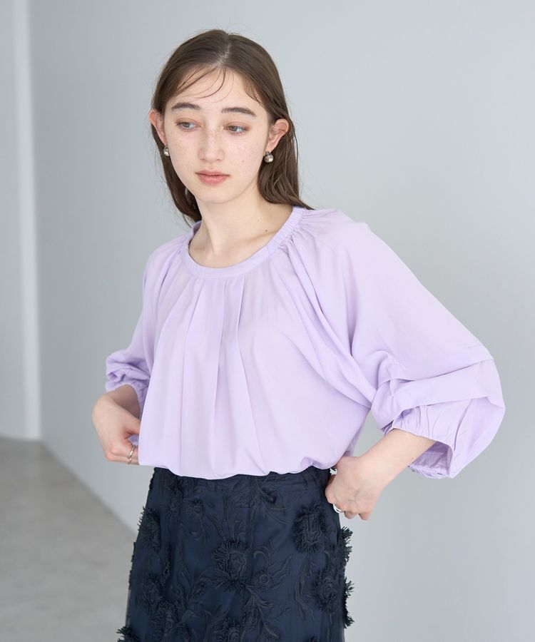 YECCA VECCA「ホイップスリーブブラウス」|シャツ・ブラウス|