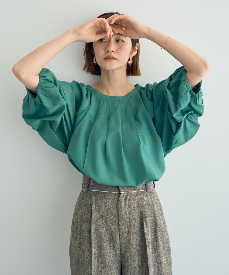 YECCA VECCA「ホイップスリーブブラウス」|シャツ・ブラウス|