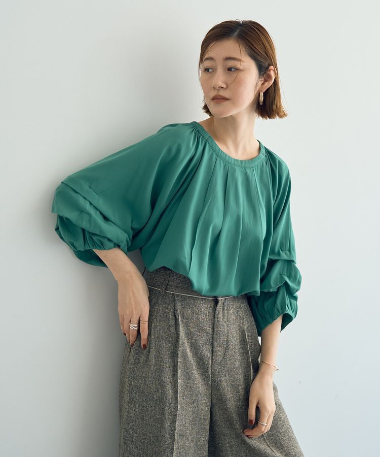 YECCA VECCA「ホイップスリーブブラウス」|シャツ・ブラウス|