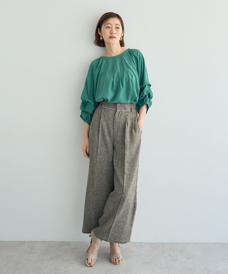 YECCA VECCA「ホイップスリーブブラウス」|シャツ・ブラウス|