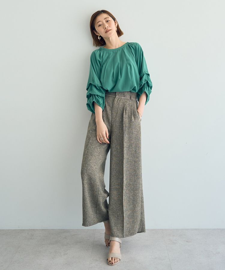 YECCA VECCA「ホイップスリーブブラウス」|シャツ・ブラウス|