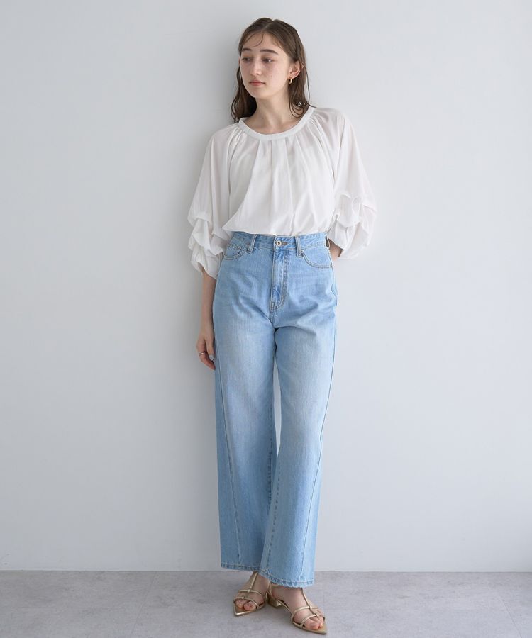 YECCA VECCA「ホイップスリーブブラウス」|シャツ・ブラウス|