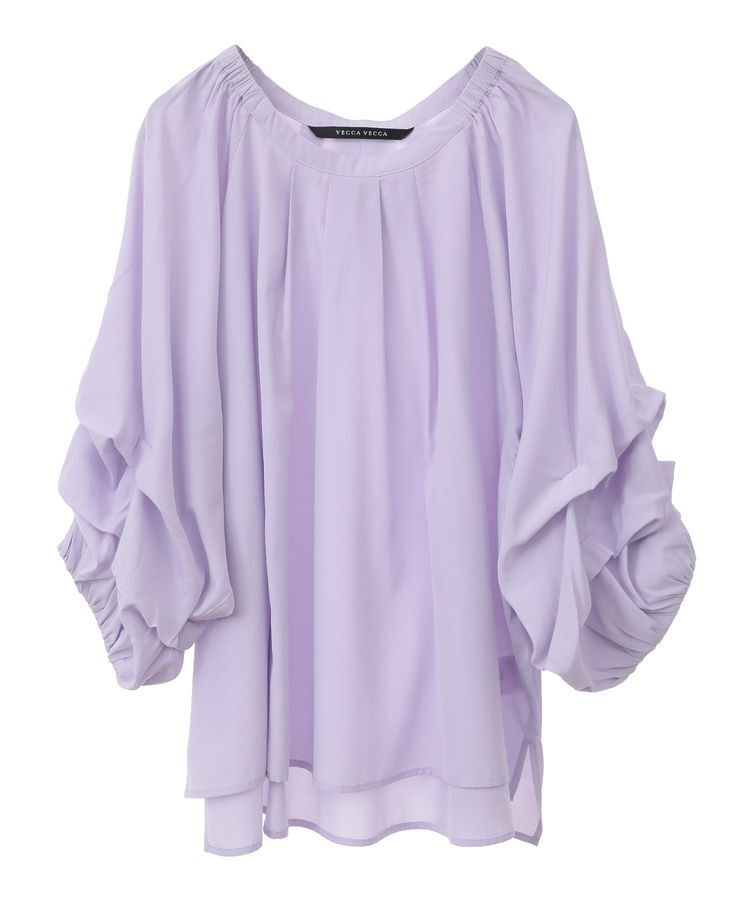 YECCA VECCA「ホイップスリーブブラウス」|シャツ・ブラウス|