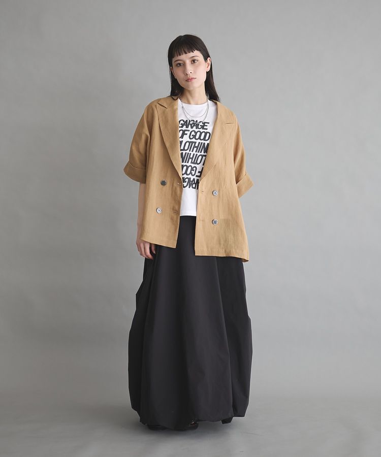 GARAGE OF GOOD CLOTHING「リネン半袖ジャケット」|テーラードジャケット|